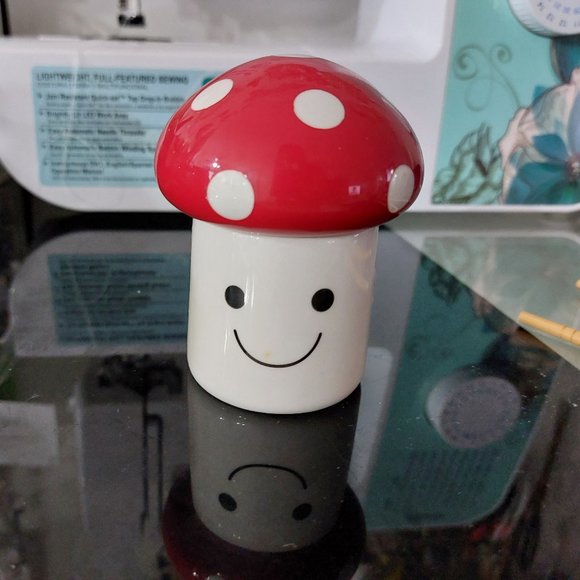 Super Cute Rare Mushroom Ceramic Chopstick Rests SET Organize all In Mushroom - Picture 7 of 8